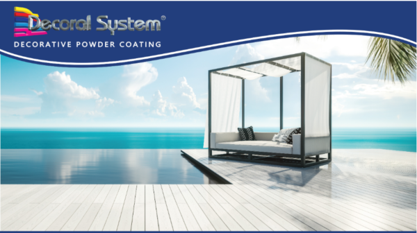 Decoral powder coatings
